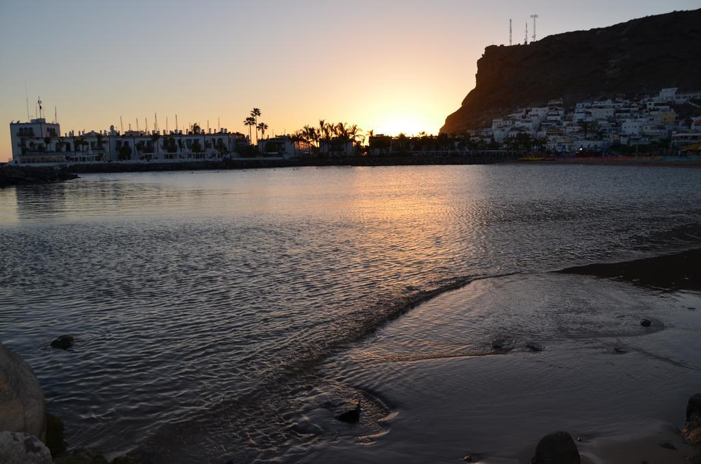 Pensión Playa Puerto De Mogan Exterior foto