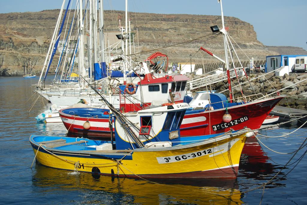 Pensión Playa Puerto De Mogan Exterior foto